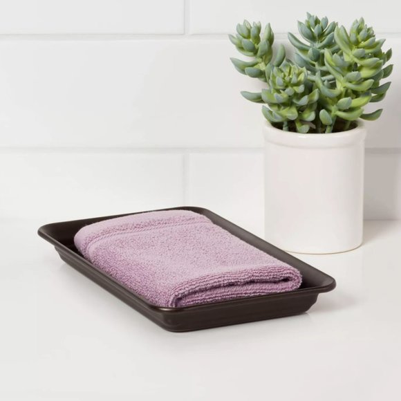 Threshold Other - Threshold™ Stainless Steel Bronze Bath Accessory Tray